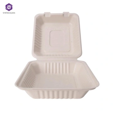 Buy Wholesale China Eco Friendly Composable Food Containers, Take Away  Sugarcane Paper Food Container & Take Away Food Container at USD 0.004