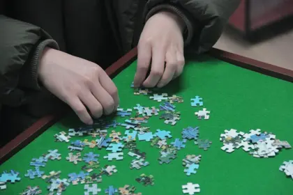 GIBBON Jigsaw Puzzle Spinner