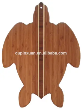 Eco-friendly Bamboo Cutting Board new design lovely turtle animal shaped cutting board