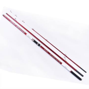 Υψηλή άνθρακα 3 τμήματα NW 530G Surfcasting Rods με SIC Guide και Webo DPS Insert
