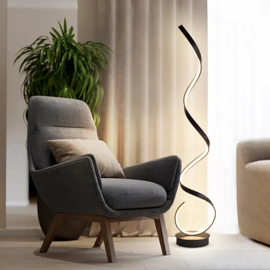 Modern Decorative Spiral Floor Lamp for Living Room and Bedroom