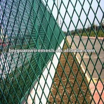 best price pvc coated expanded wire mesh fence
