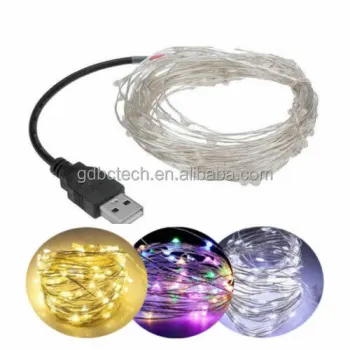 USB Copper Wire String light 10 to 200 LED IP65 waterproof for christmas festoon holiday outdoor decoration