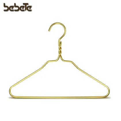 Brand new Gold Aluminum Metal Children's Clothing Hanger for wholesales