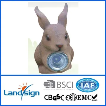 solar rabbit light