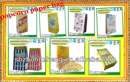 carry out paper bag for McDonalds/KFC/ Burger King die cut