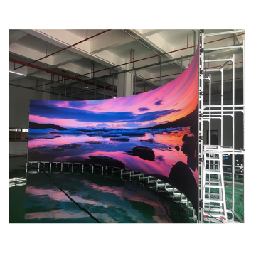HD LED Flexibles Slim Panel Screen for Indoor Curved Wall Studio Filming