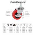 Fadenstamm Caster PU Industrial Furniture Casters