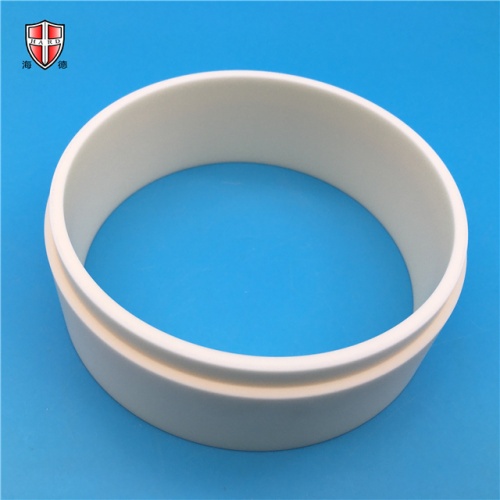 isostatic moulding al2o3 alumina ceramic ring bush sleeve