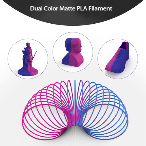 Matte Dual Color PLA Filament 1.75mm