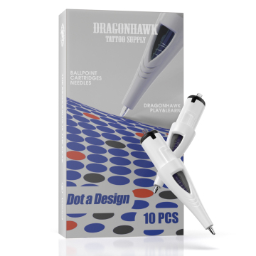 Wholesale Dragonhawk Ballpoint Permanent Makeup Tattoo Needles Cartridge