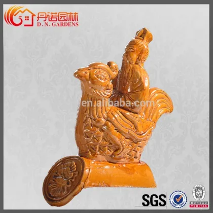 chinese dragon decorations customized design Chinese style garden roofing tiles