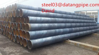 LSAW spiral welded steel pipe from China manufacturer