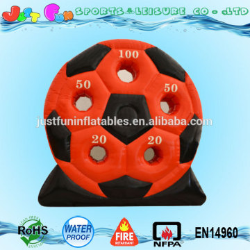 soccer inflatable dart board, football shooting game