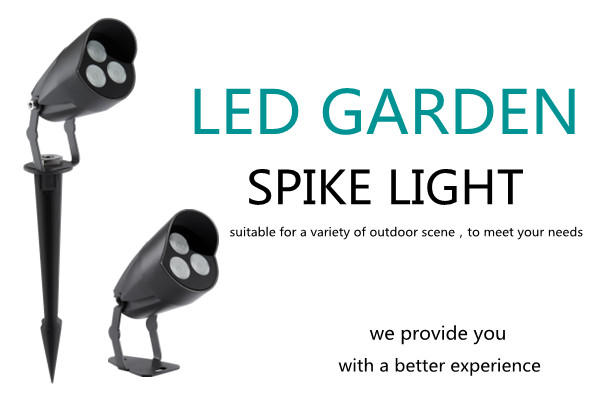 Energy-saving outdoor LED spotlights