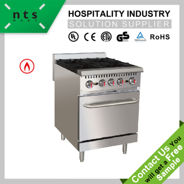 great hotel kitchen 4 burner gas stove with oven