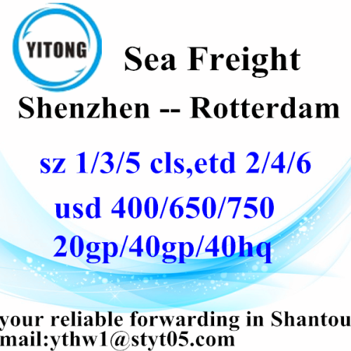 Shenzhen Gobal Ocean Freight Shipping to Rotterdam