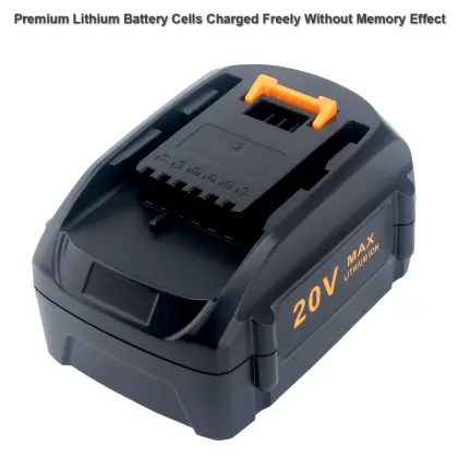 20V 5.0Ah Replacement Battery for Worx WA3578 WA3520 Compatible with 20-Volt Cordless Power Tools