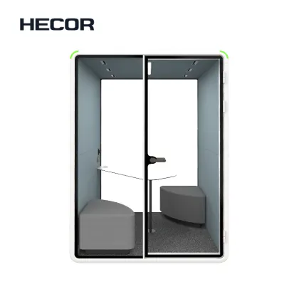 Dual Seating Acoustic Privacy Booth