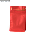 matte flat re-sealable zipper aluminum foil plastic bag