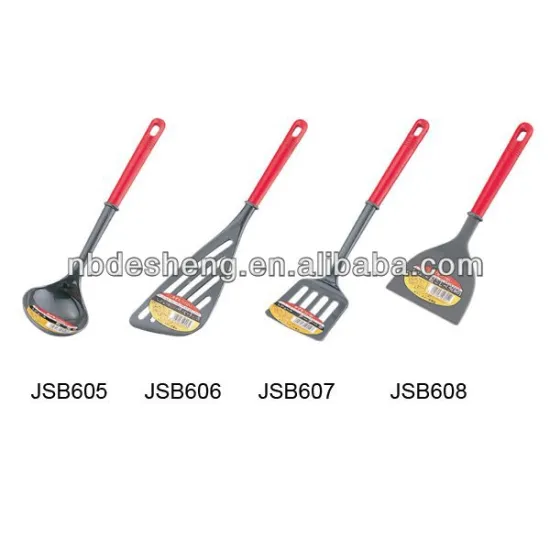 4pcs red pp handle Nylon Cooking tools set