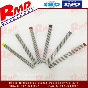 Containing various oxide additive tungsten welding electrode uesd for tig welding