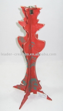 Acrylic candle holder