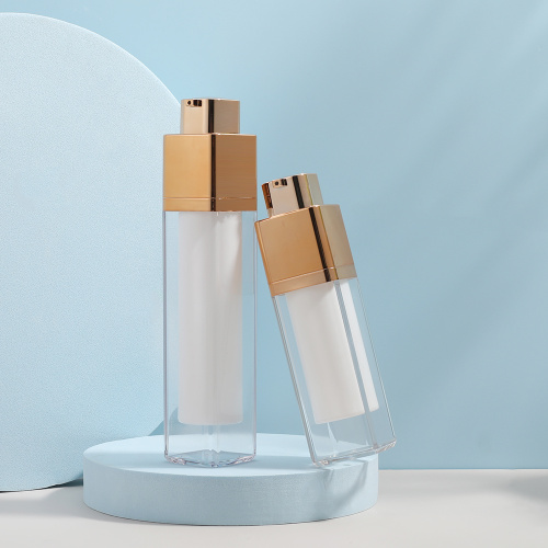 Customized Plastic Airless Bottle Twist Refillable Airless Pump Bottle for Liquid Factory