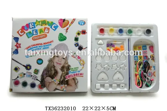 DIY New Geometric Resin Paint Beads Kids Learn Drawing Beauty Toys