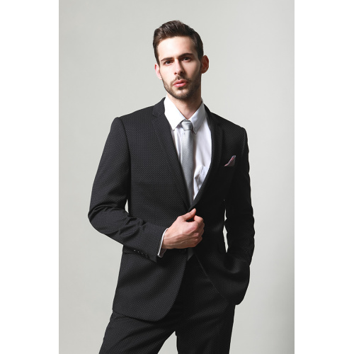 Mens Suit MEN'S WOVEN POLY VISCOSE JACQUARD SUITS Factory