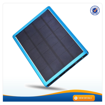 AWC608 10000mah universal solar panel slim charger tablet mobile charger solar