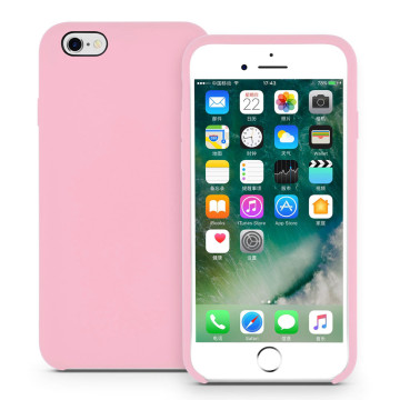 Lovely Pink Liquid Silicone Rubber iPhone6 Cover