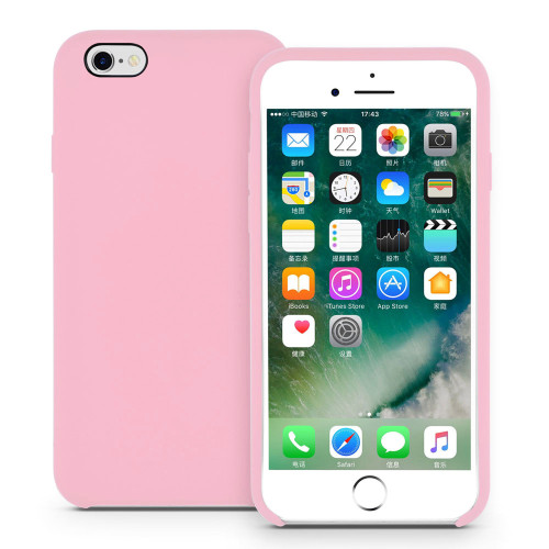 Lovely Pink Liquid Silicone Rubber iPhone6 Cover