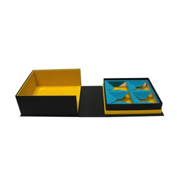 Luxury New Double Door Tea Box with Magnet