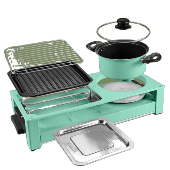 Popular 2-3 Person Electric Griddle BBQ Grill: Multi-functional with Hot Pot Option