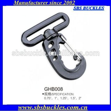 black single-swiveled hooks buckles plastic buckles SBS buckles GHB008