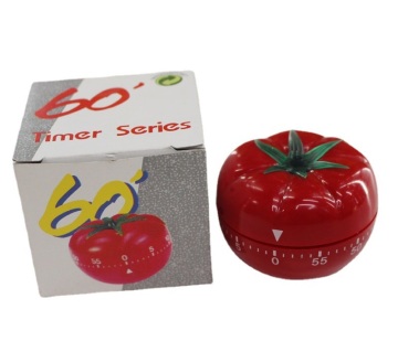 N2 Small Tomato-Shaped Mechanical Timer for Kitchen