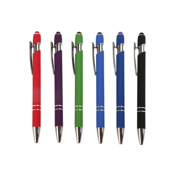 Custom Luxury Metal Ball Pens with Logo - Bulk Promotional 2-in-1 Personalized Ballpoint Pens
