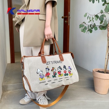 Fashion Design Cartoon Luggage Duffel Bags For Girls