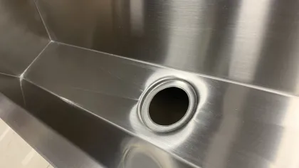 Stainless Steel Pedestal Urinal