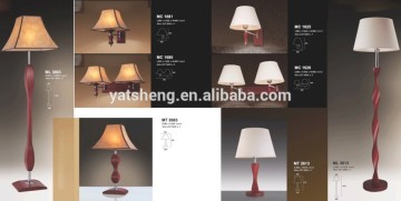 home decor Wood and iron material table lamp