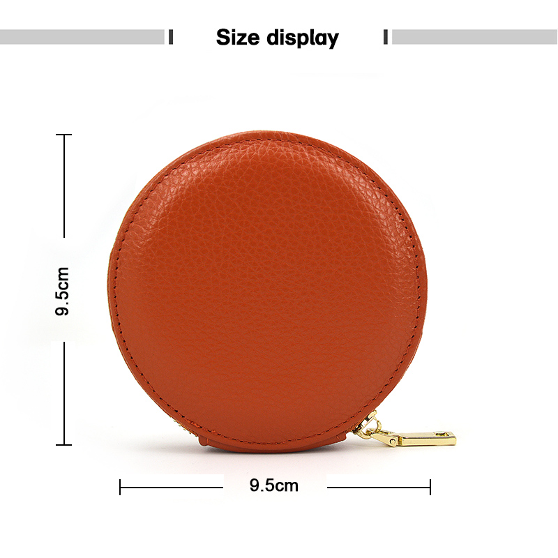 Hotsale Pu Leather Zipper Coin Purse Money Pouch