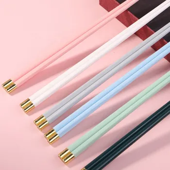 Chinese Style Porcelain Ceramic Chopstick Set with Food Tools - Affordable Wedding Gift