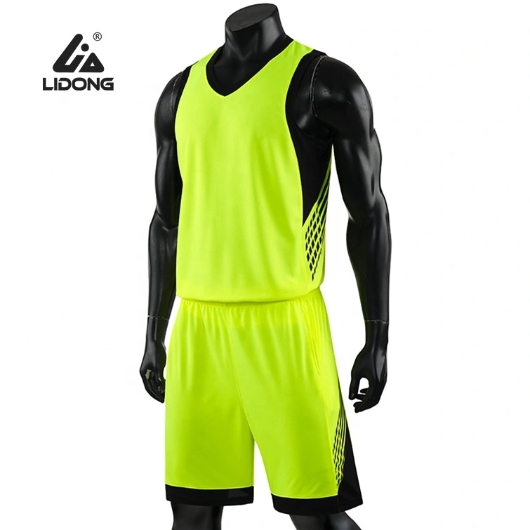 China Wholesale Cheap Basketball Jerseys Color Neon Green