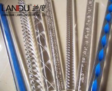 color acrylic line rods acrylic line round bars