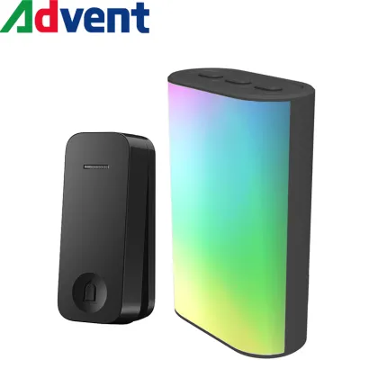 Color Light Doorbell Wireless with 32 Ringtone Chime