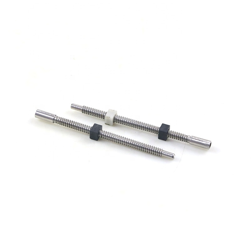 Tr4x1Lead-Schraube mit quadratischer POM-Mutter