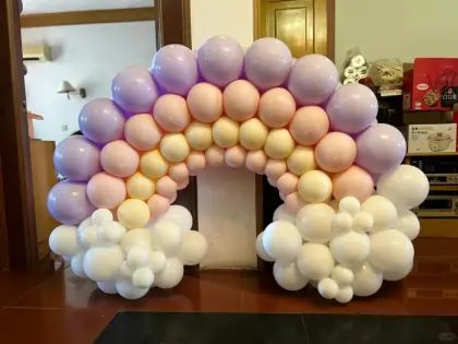 Rainbow Party Decoration Balloons