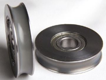 Rodillo de colgadora de puerta de 78 mm φ78 × 17-R8 6204zz para ascensores de Fujitec