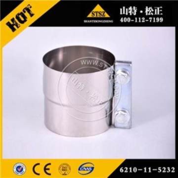 Muffler Clamp 6210-11-5232 para accesorios de excavador PC200-8